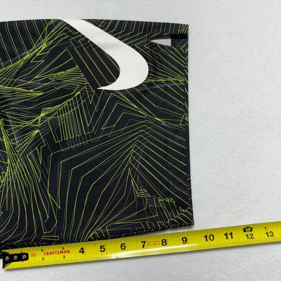 Nike Boys Dri-Fit Elastic/Drawstring Waist Logo Black/Lime Green Shorts Size XL - Picture 12 of 12